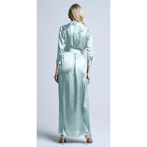 L’AGENCE Cameron 💯 silk shirt dress sz SP - Picture 3 of 16